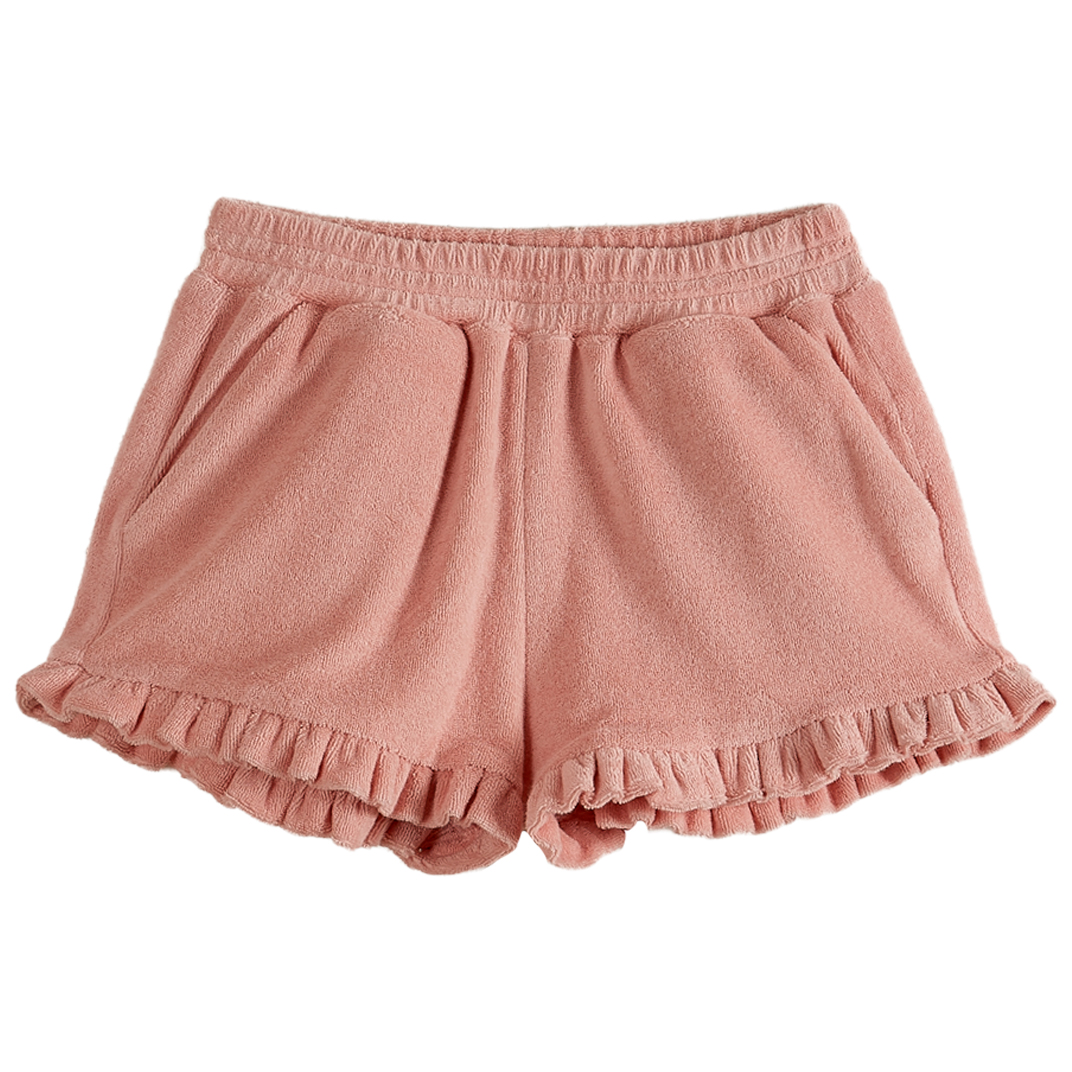 Frottee Shorts rosa