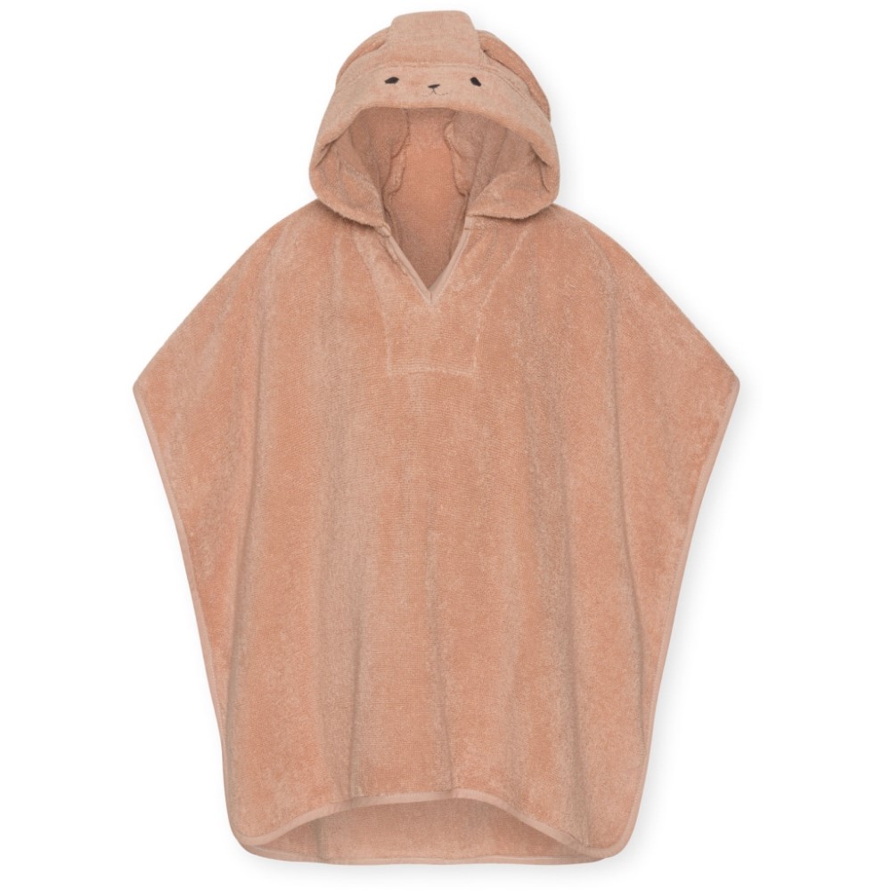 1024x1024-0d5cc044068133eb3a4562710e466b9f Kapuzentuch für Kinder, beige, Tiergesicht-Aufdruck auf der Kapuze.