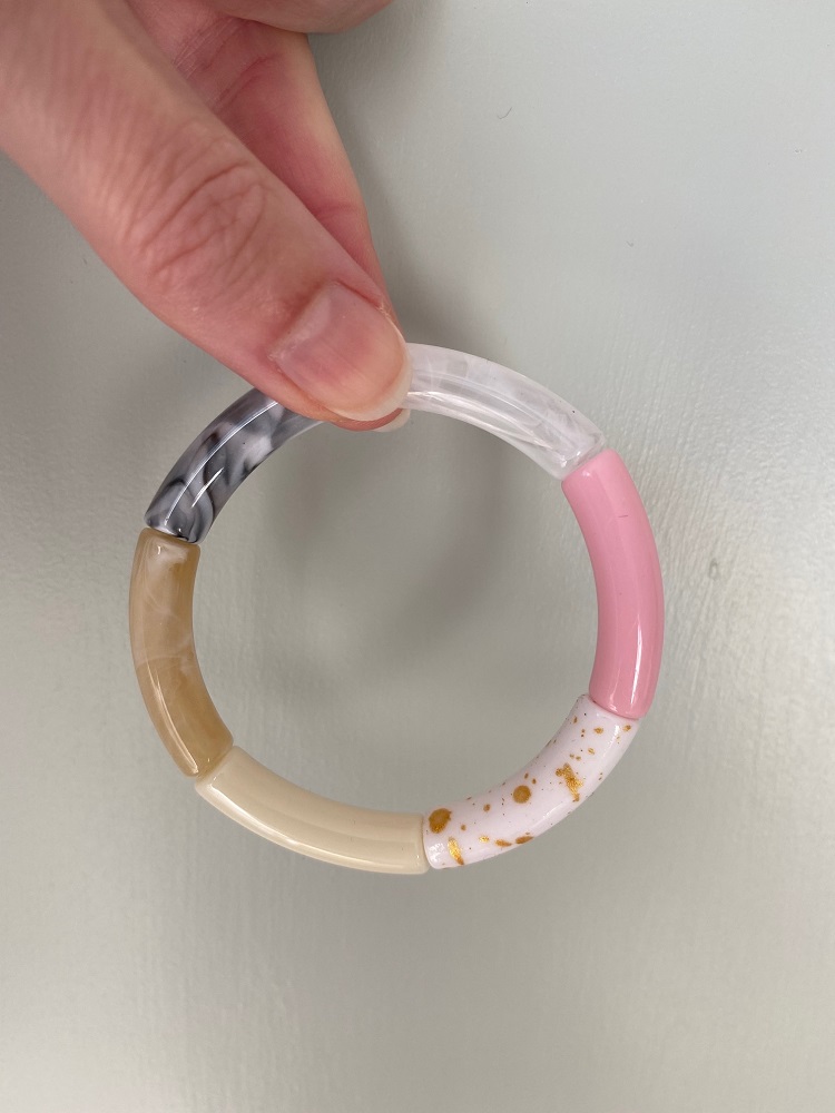 Armband Tube Perlen schmal