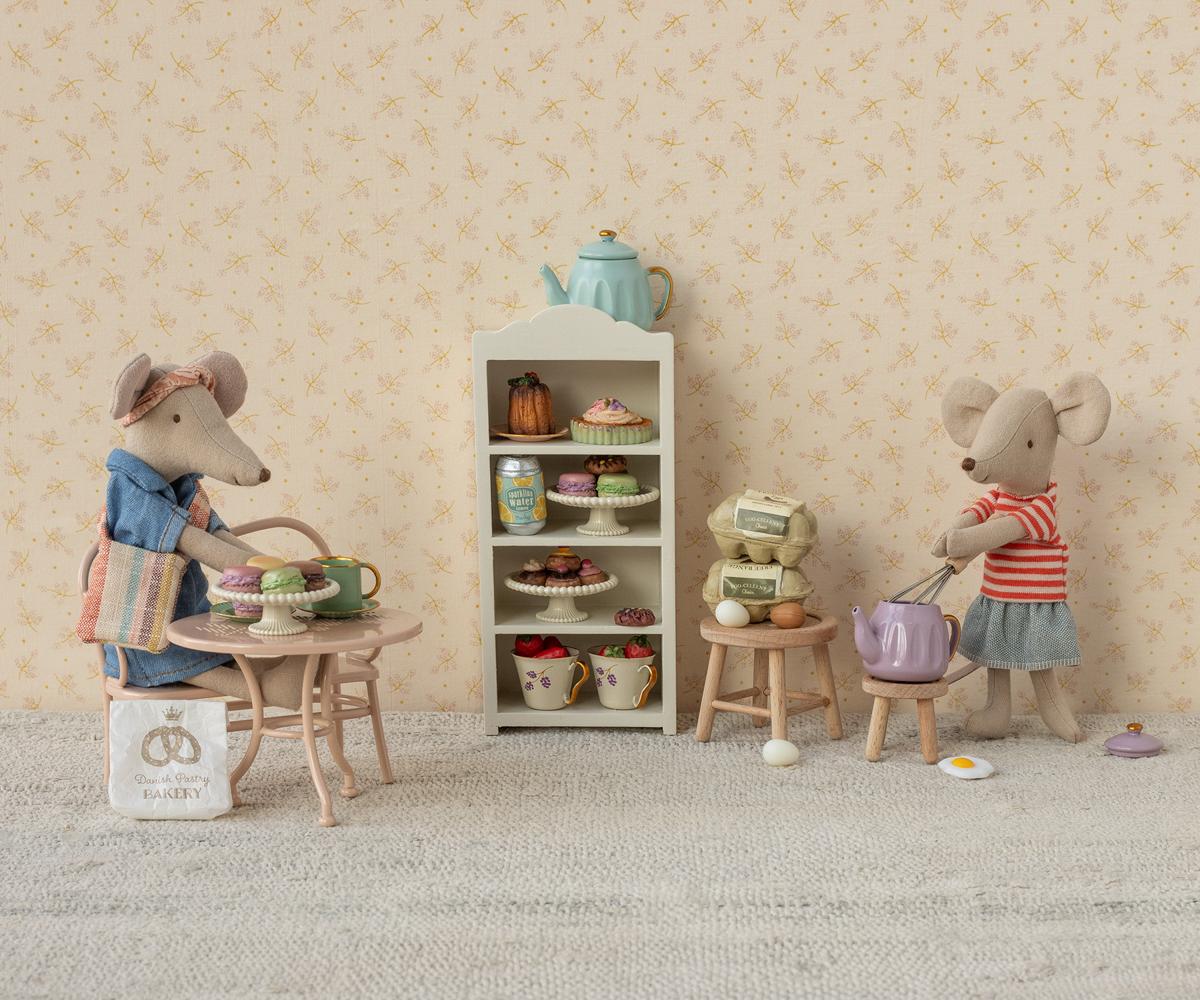 Café Set Maus Groß blassrosa