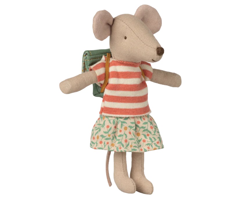 Dreirad Maus Große Schwester grün