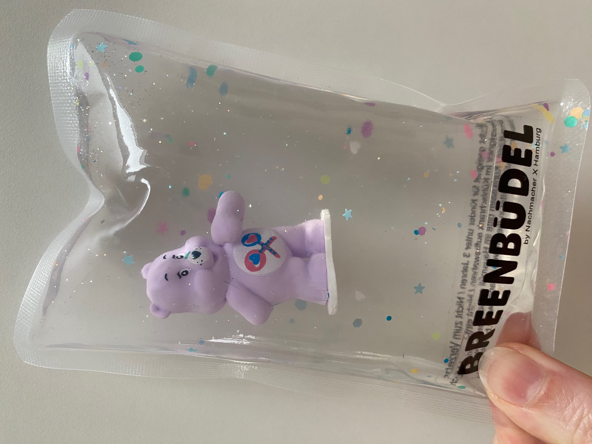 Kühlkissen Glücksbärchie lila