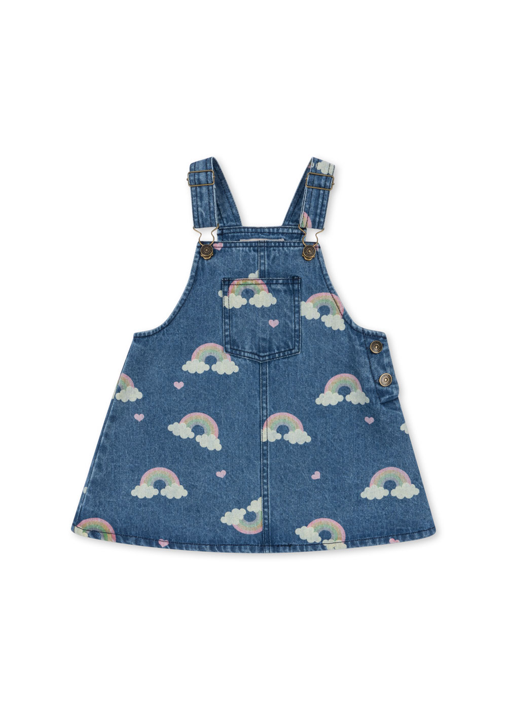Magot Denim Kleid rainbow 3 Jahre