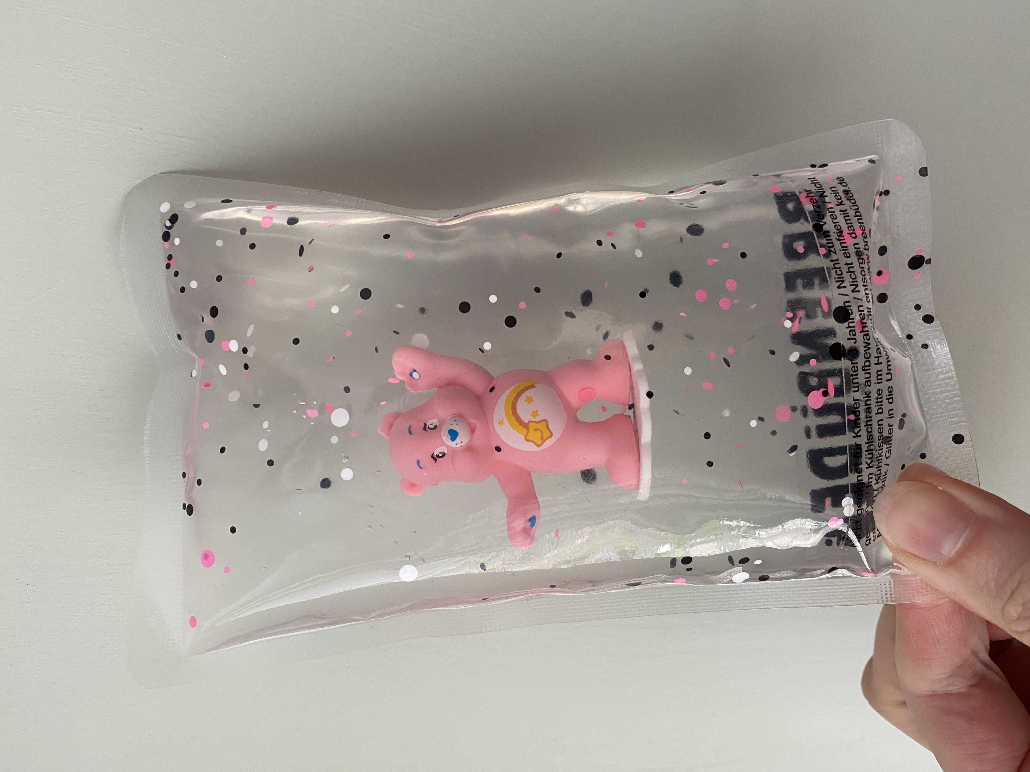 Kühlkissen Glücksbärchie rosa