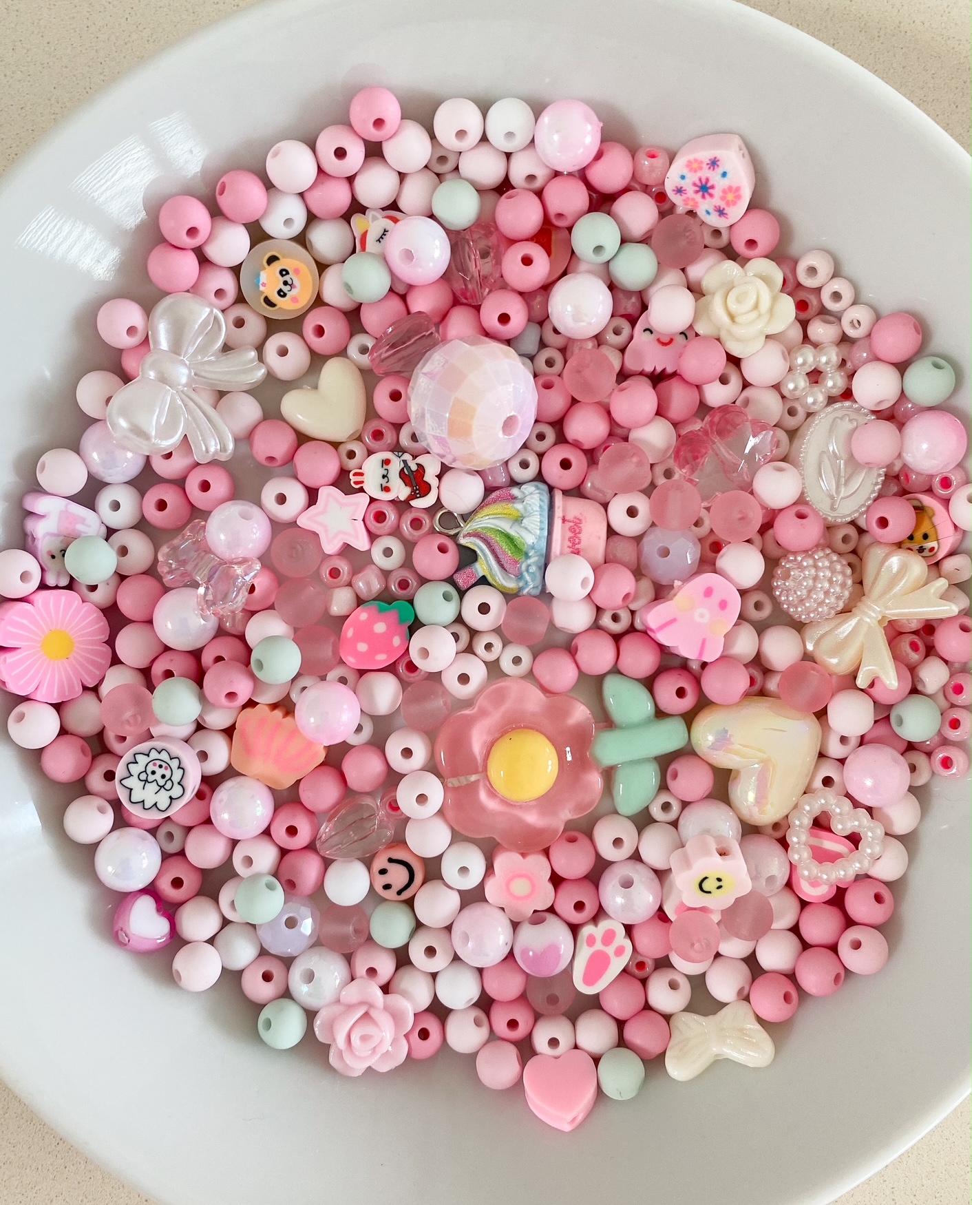 Perlenmix Blume & Softeis