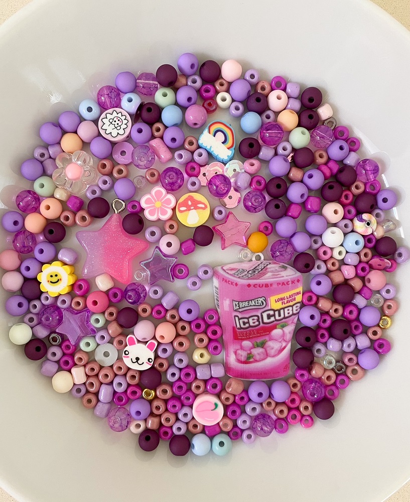 Perlenmix Anhänger Stern & Sweets 