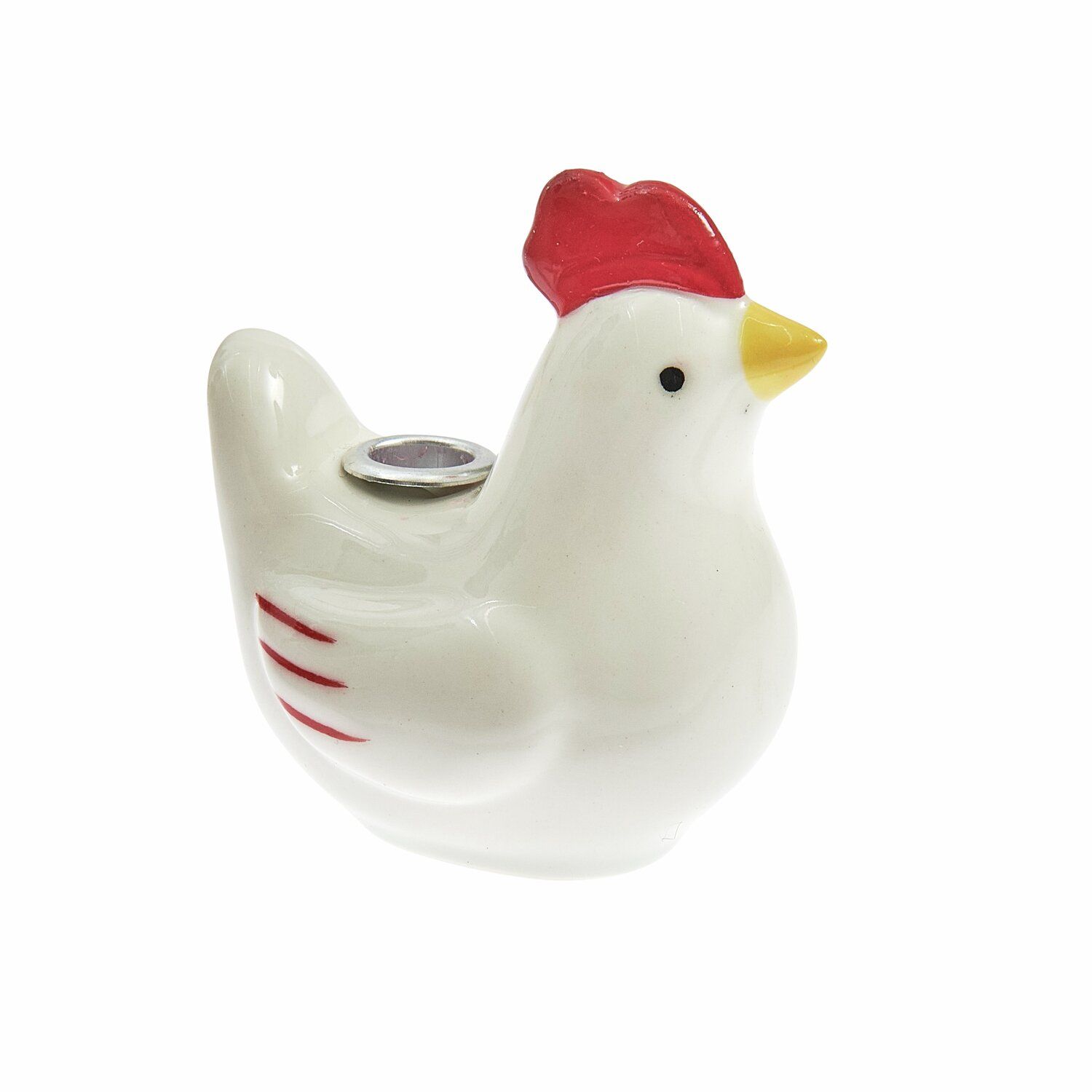 Keramik Kerzenhalter Huhn