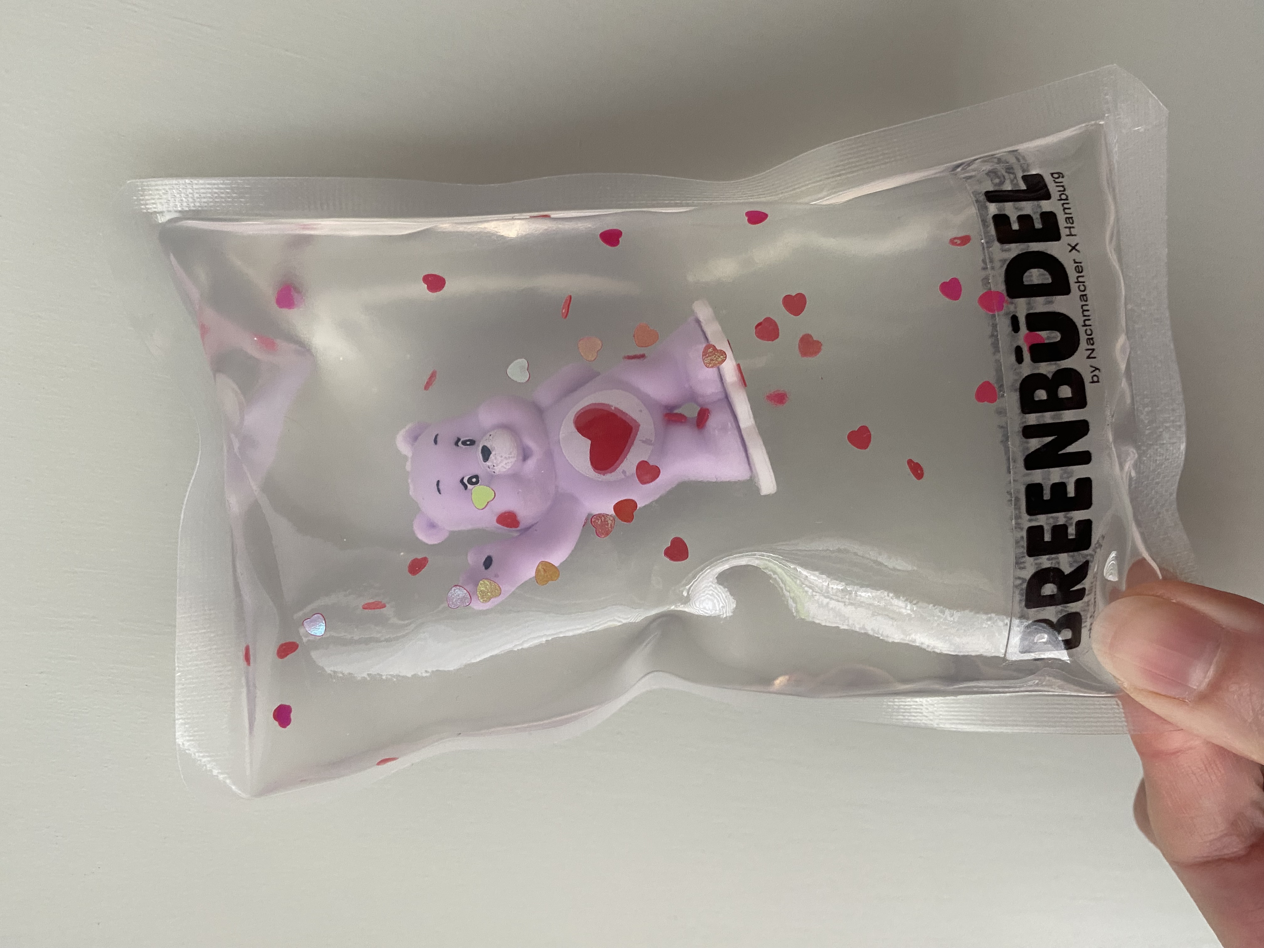 Kühlkissen Glücksbärchie flieder