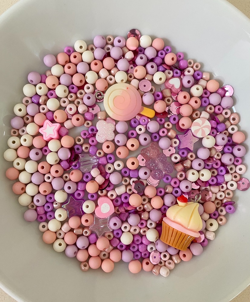 Perlenmix Anhänger Lolli & Muffin