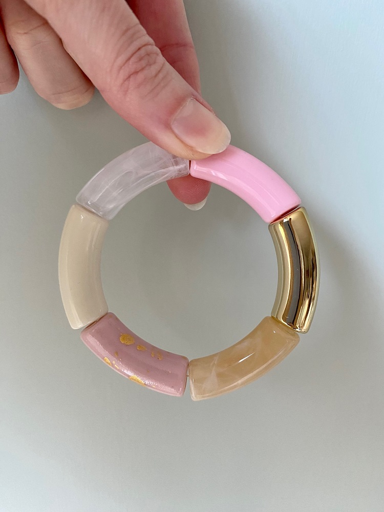 Armband Tube Perlen breit