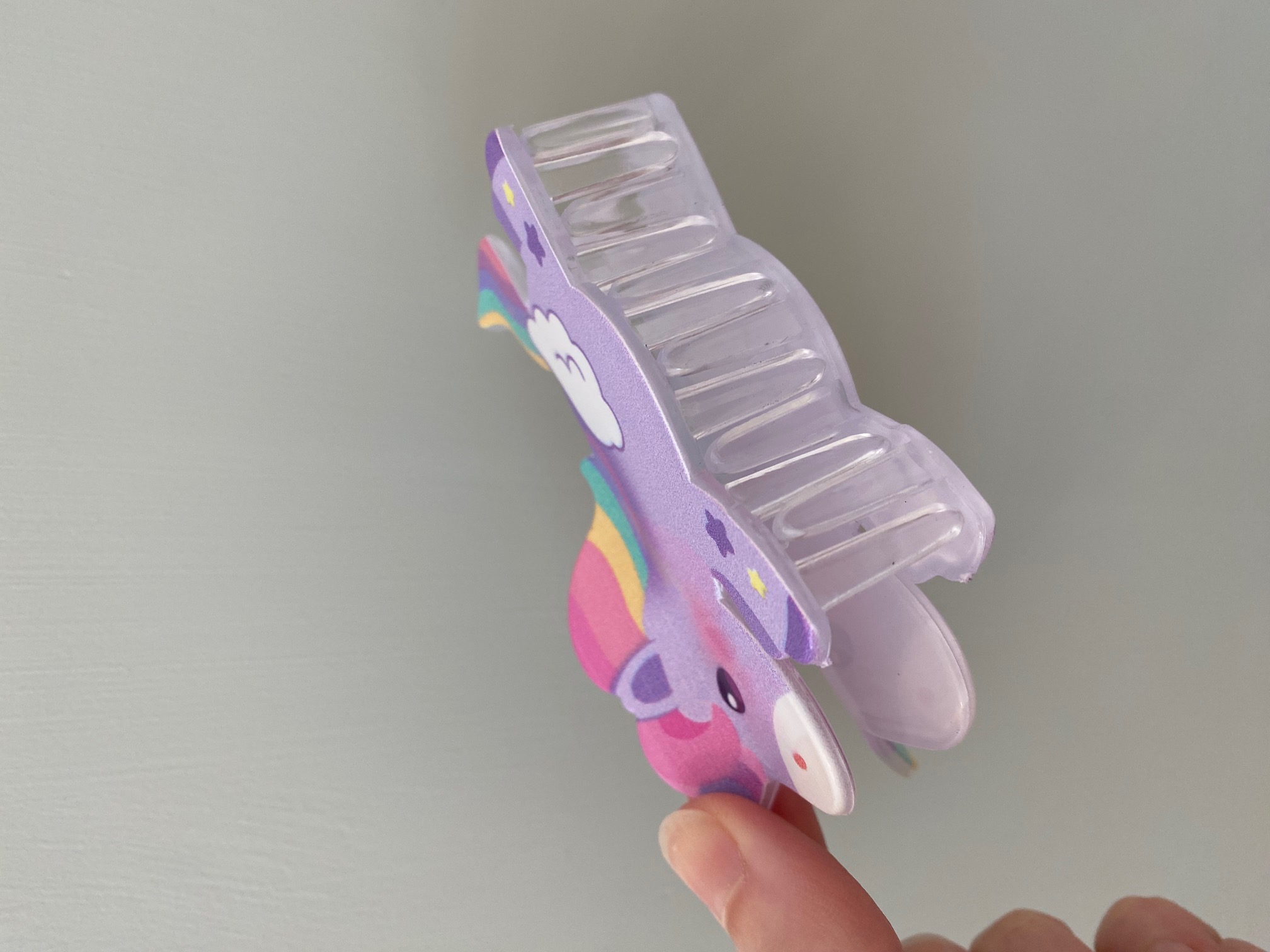 Haarklammer Einhorn rosa