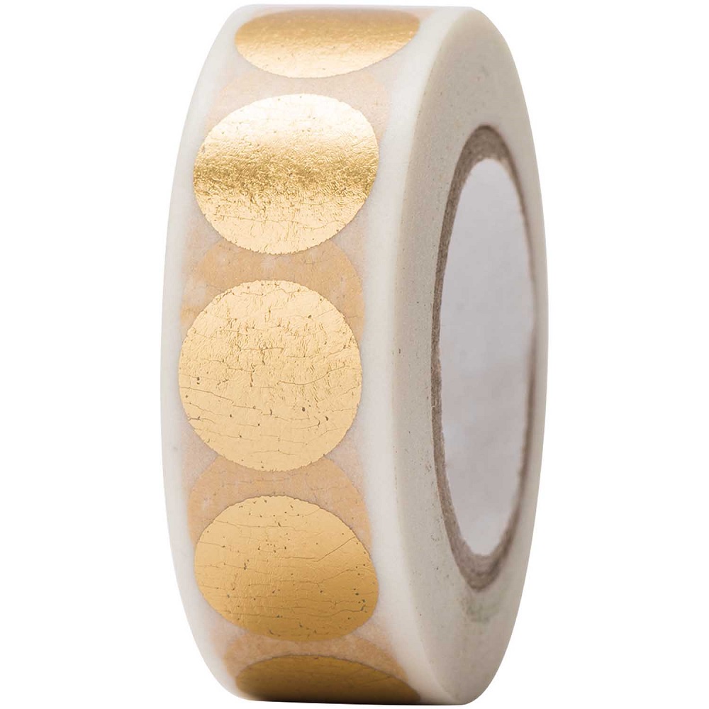Tape Punkte gold