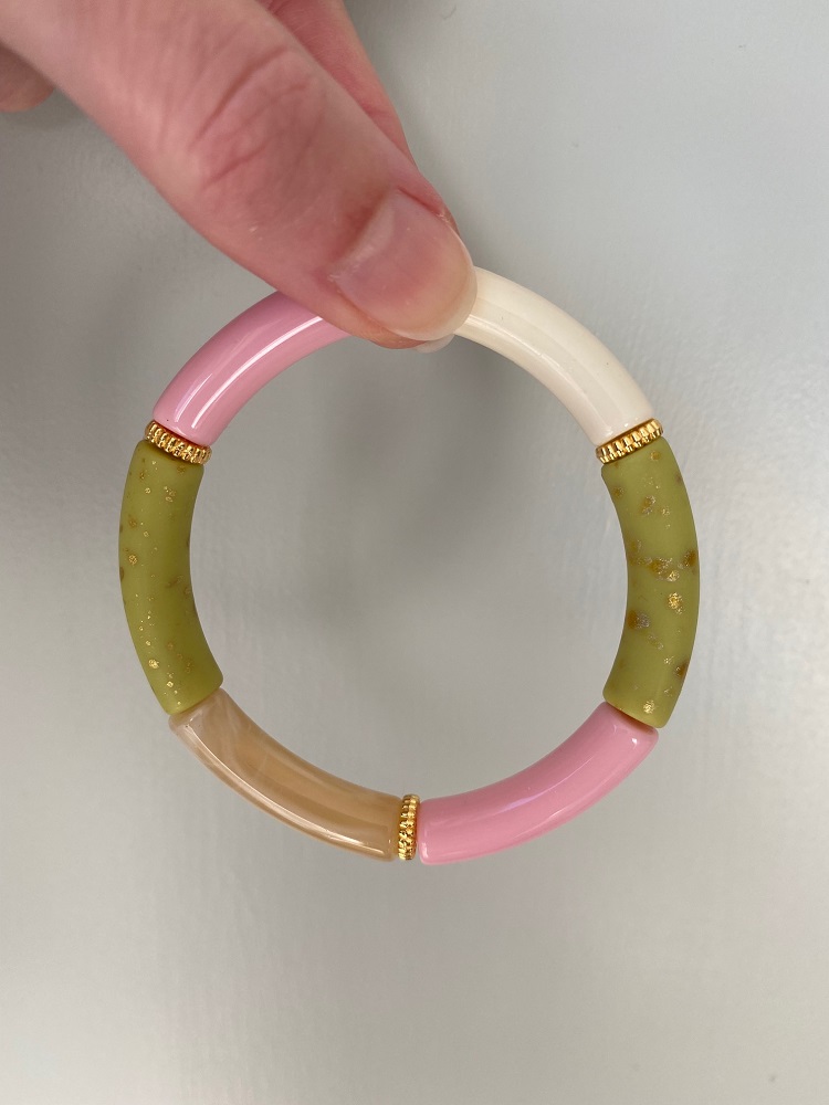 Armband Tube Perlen schmal