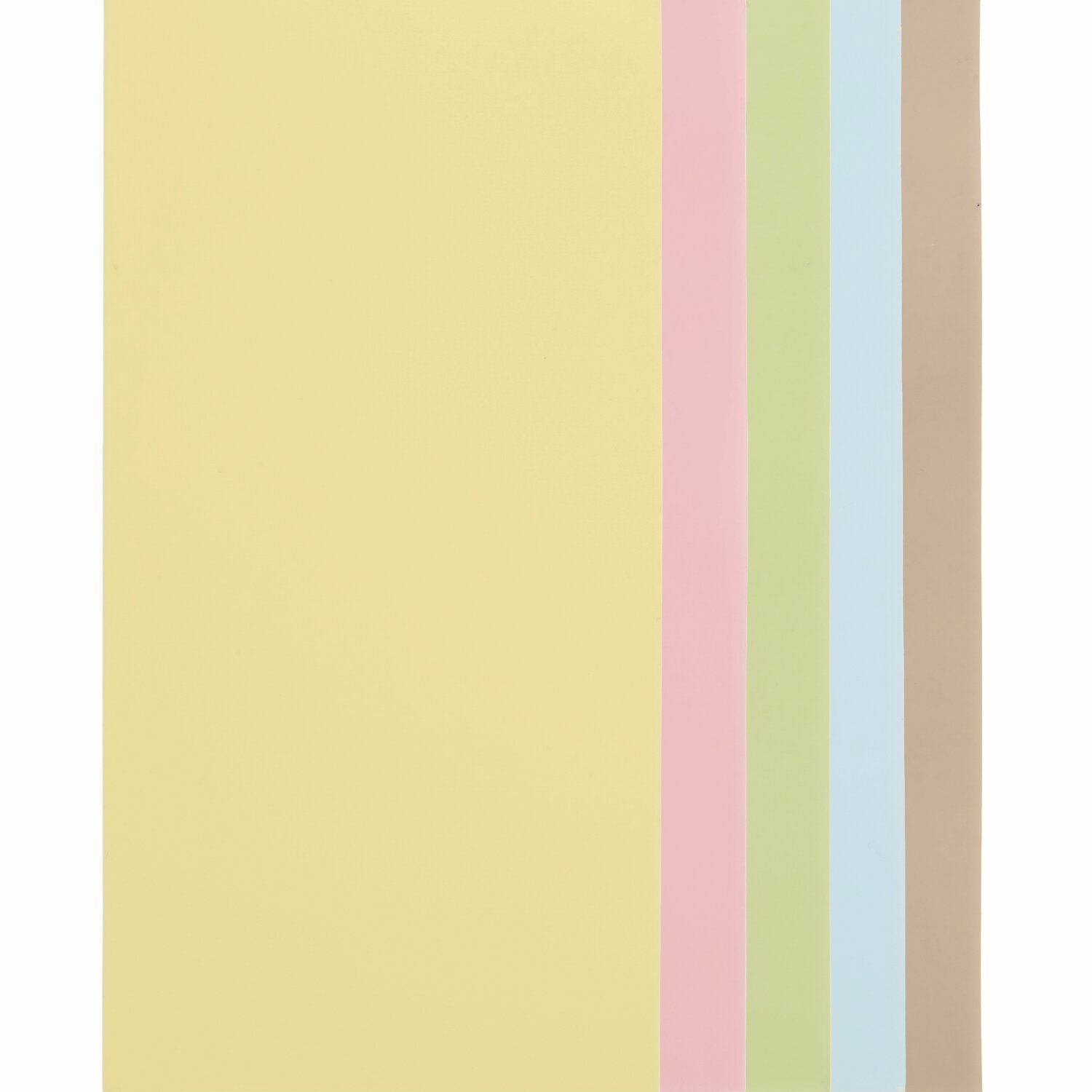 Wachsplatten Set pastell 10 x 20 cm