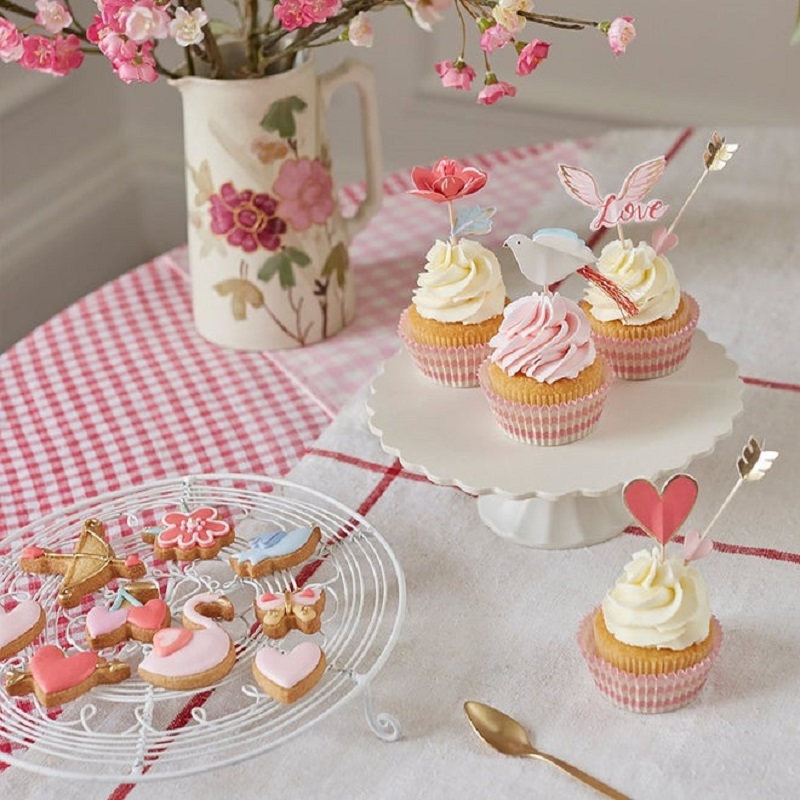 Valentin Cupcake-Set