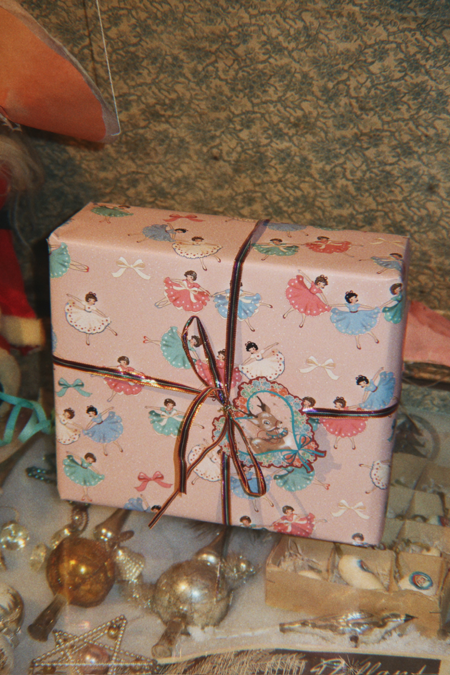 Geschenkpapier bow ballerina blush & Schwan