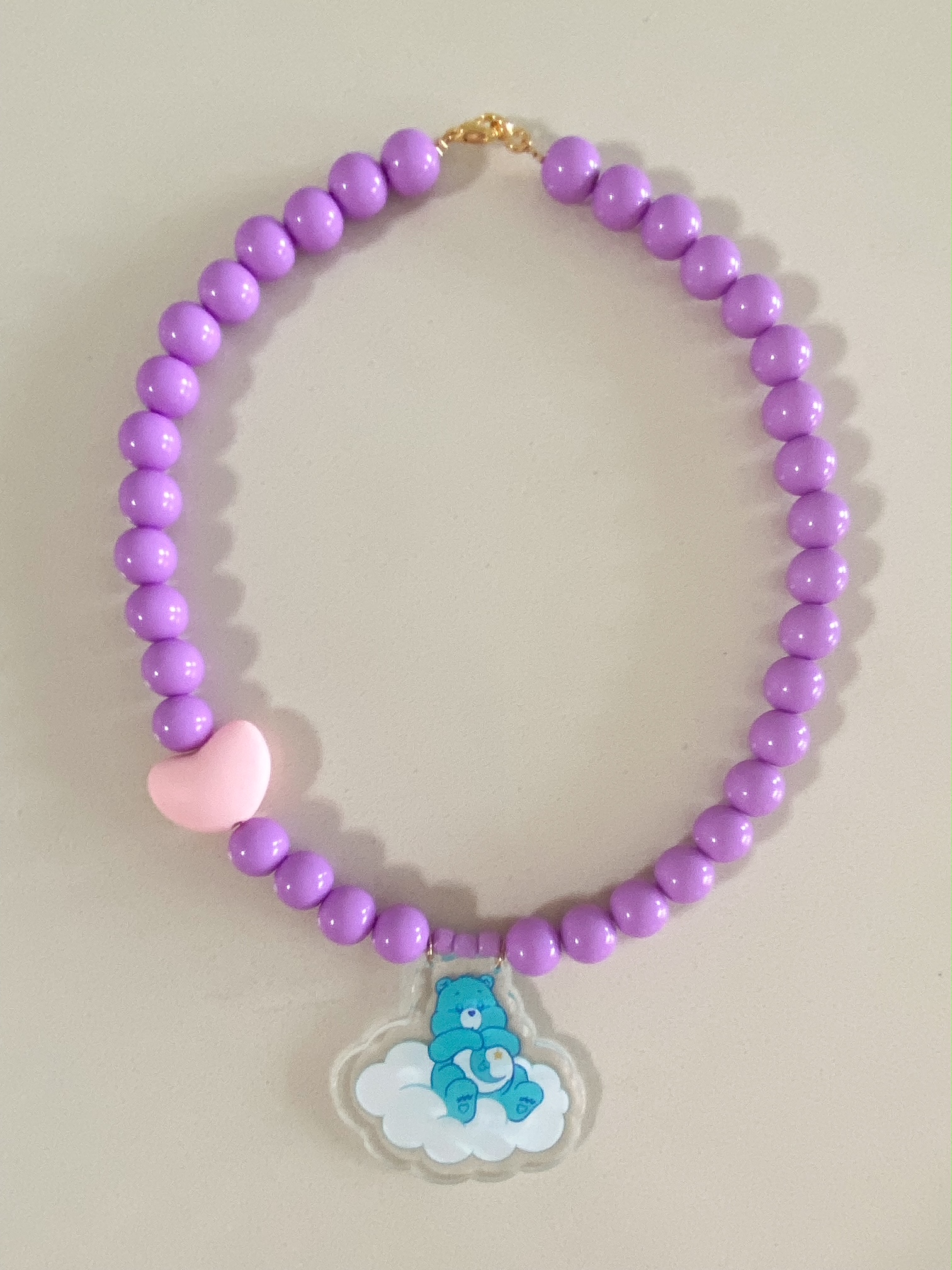 Kette mit Glücksbärchie türkis