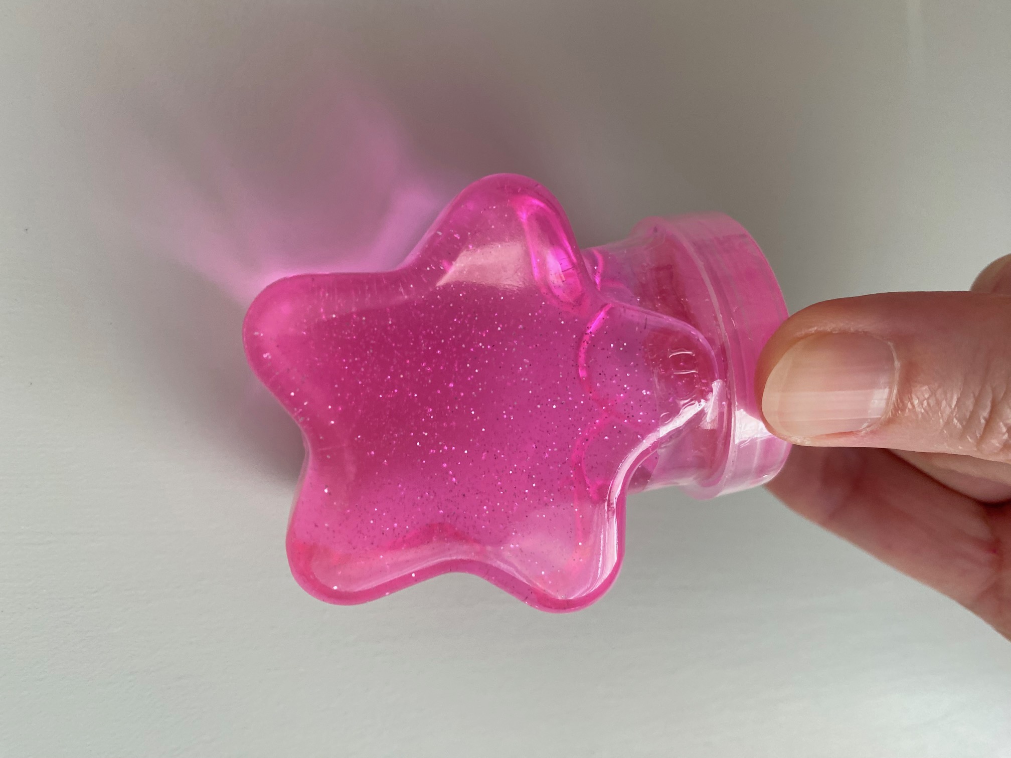 Glitzer Glibber Knete pink