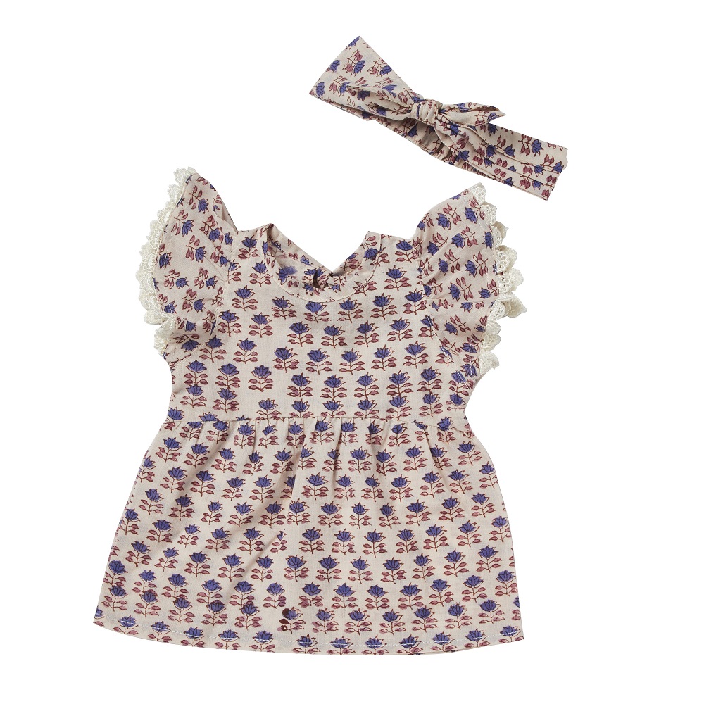 Kleid & Schleife mimosa
