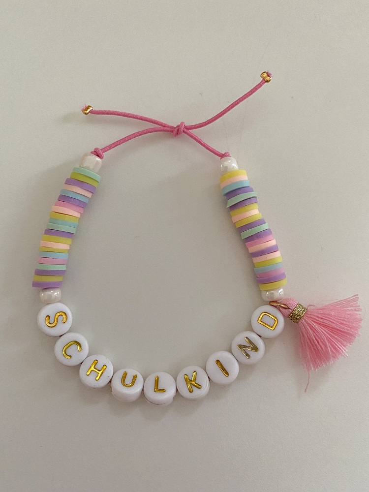 Armband SCHULKIND pastell rosa