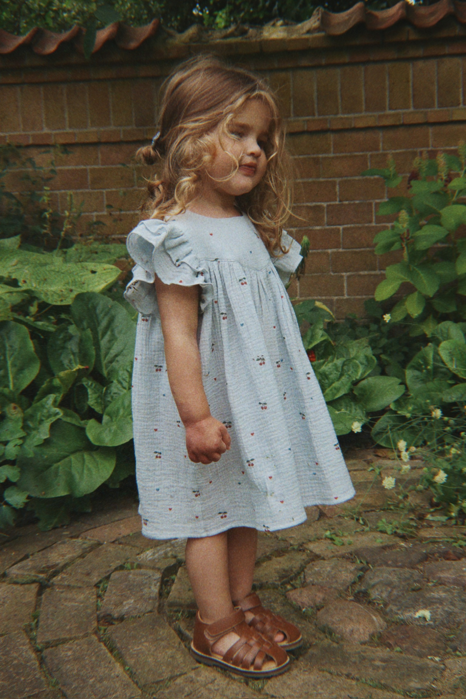 Coco Kleid cherry blue 3 Jahre