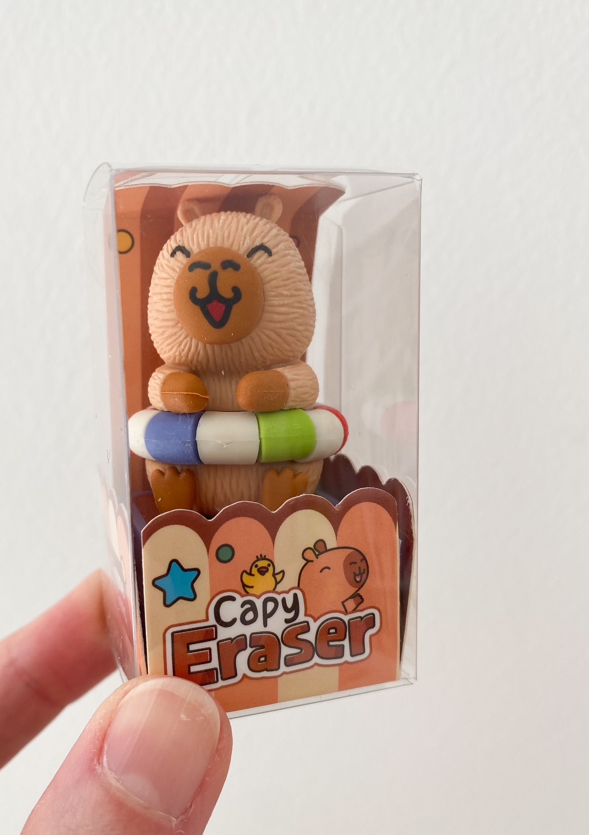 Radierer Capybara mit Schwimmreifen