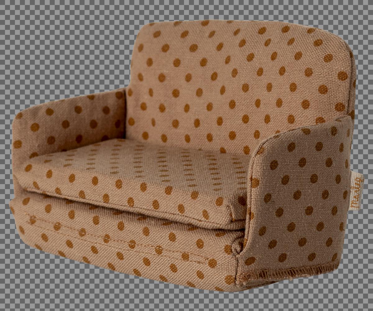 Schlafsofa Maus mit Punkten