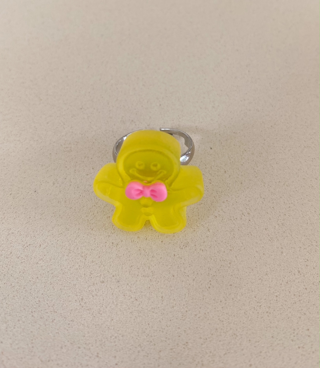 Ring Lebkuchen gelb