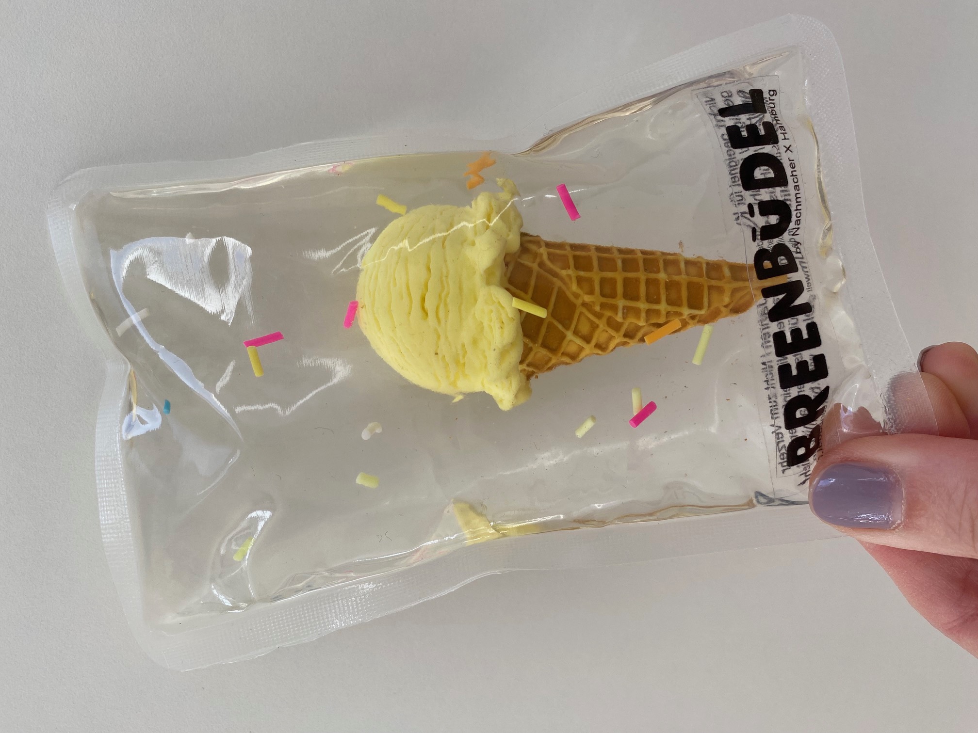 Kühlkissen Eis gelb