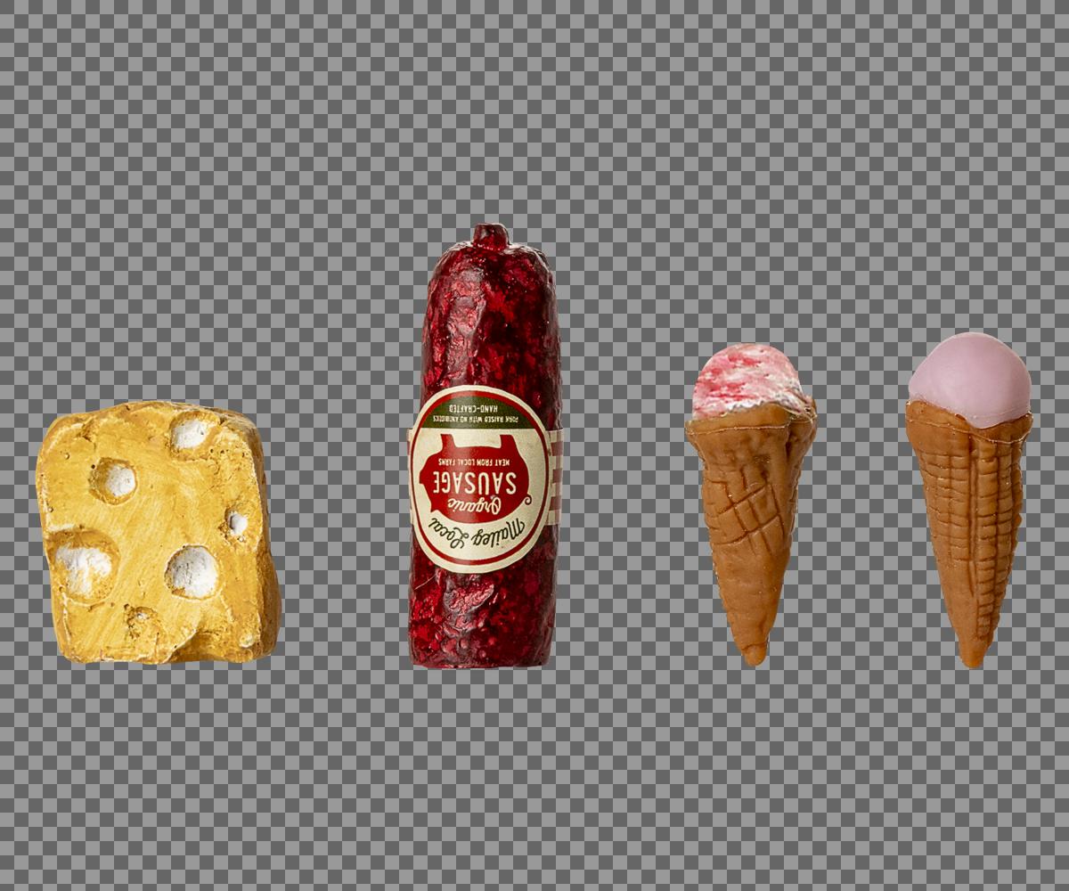 Kühlschrank Maus creme