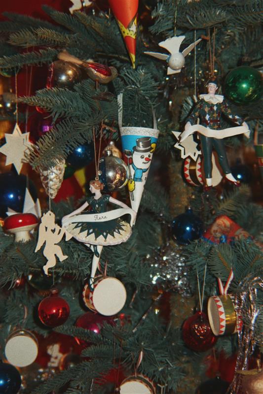 Weihnachts Anhänger Harlekin Ballerina