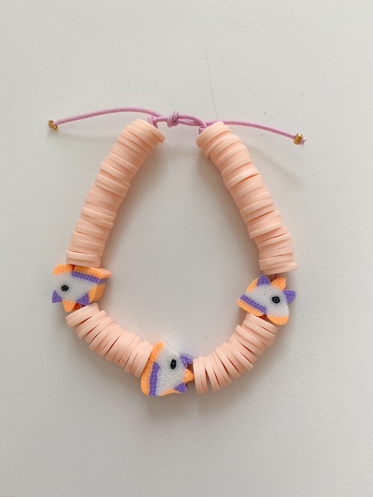 Armband mit Pferden apricot