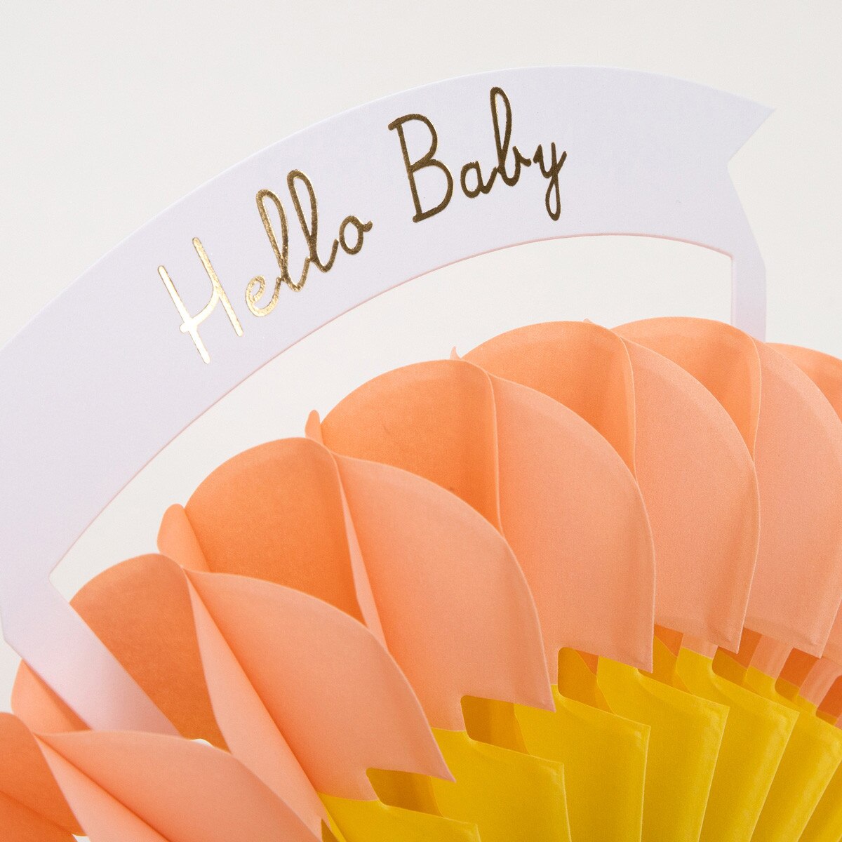 Baby Stand Up Karte Regenbogen