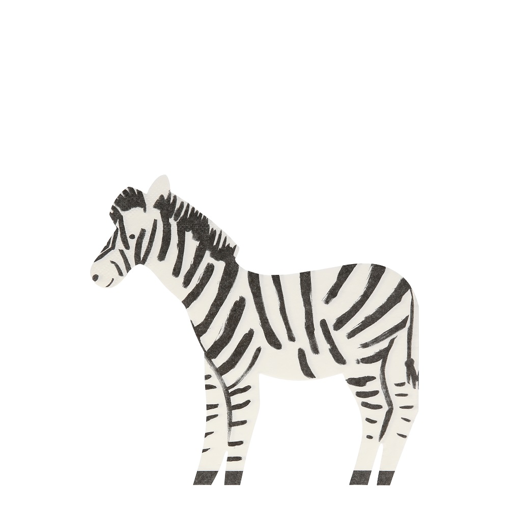 Servietten Zebra