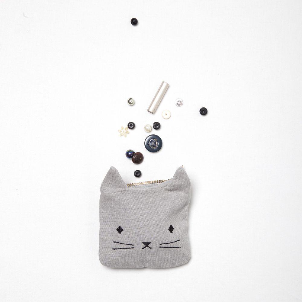Coin Pouch Cuddly Cat