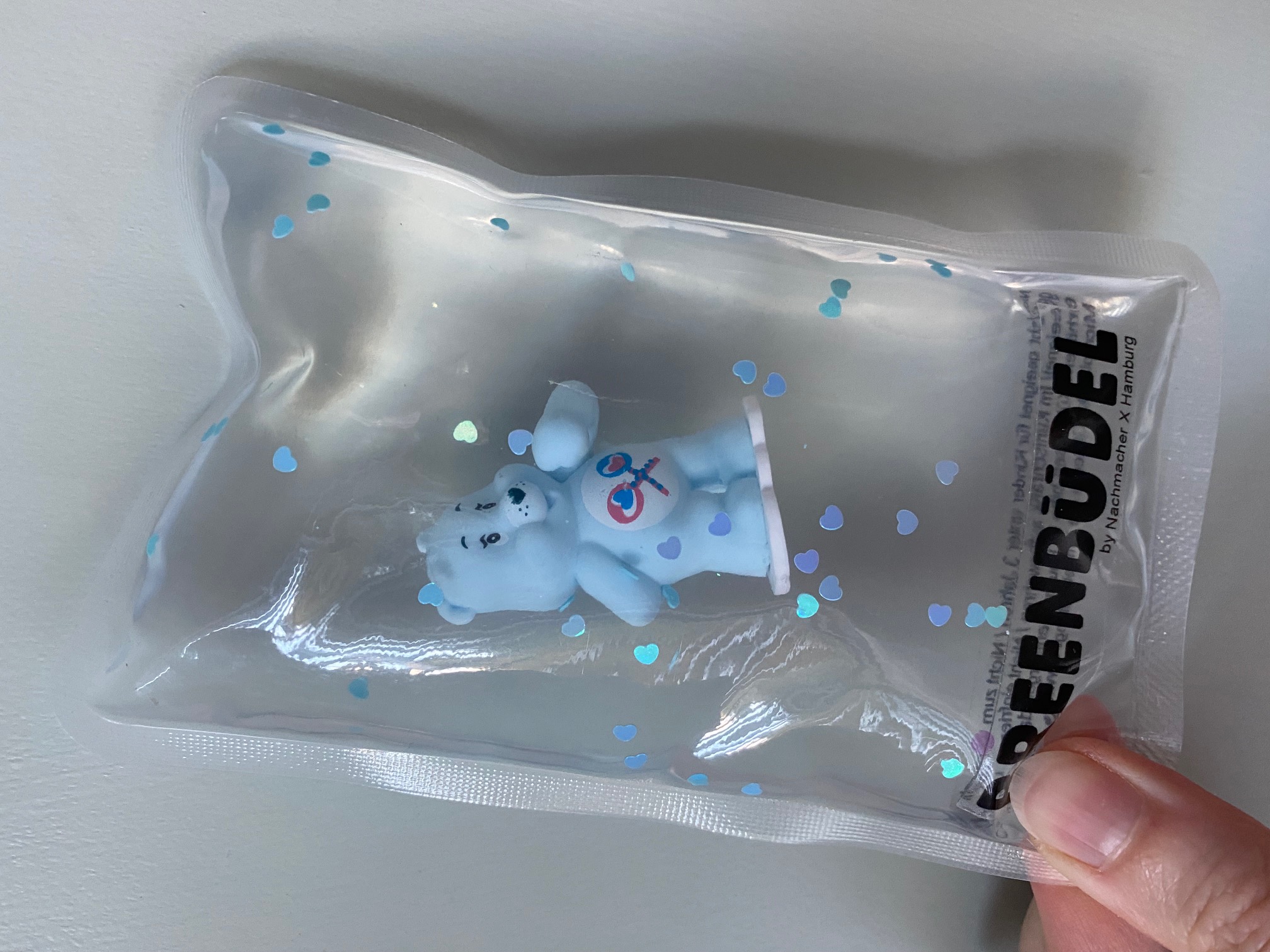 Kühlkissen Glücksbärchie hellblau