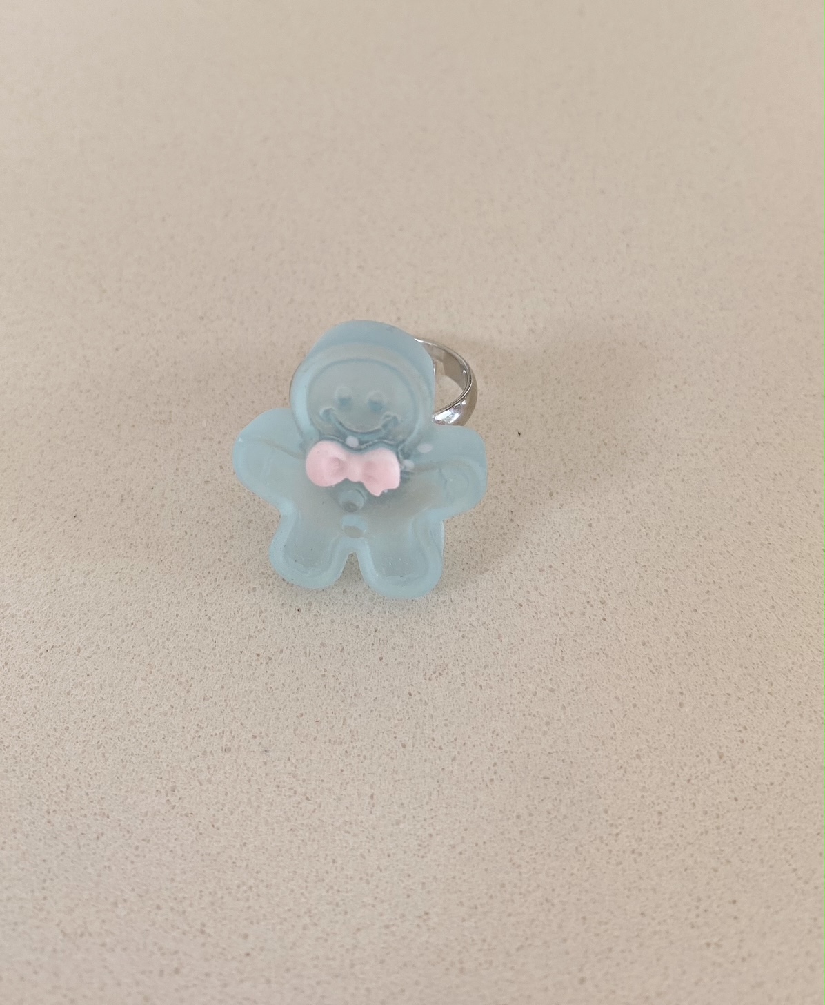 Ring Lebkuchen hellblau