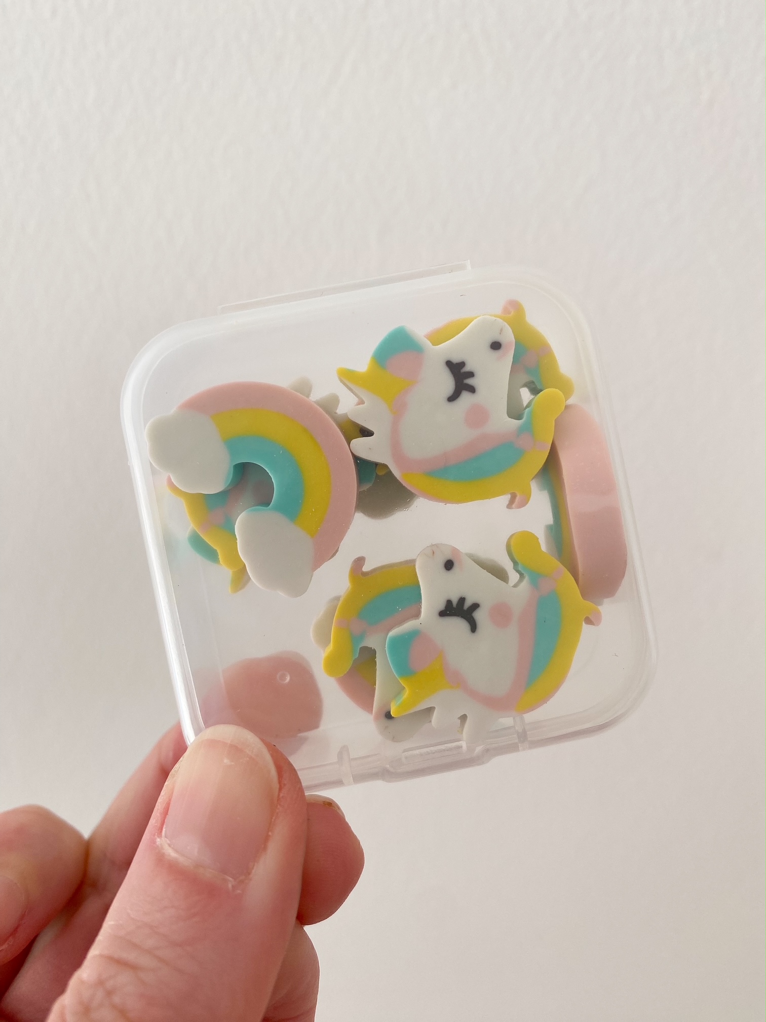 Radierer Set Einhorn & Regenbogen