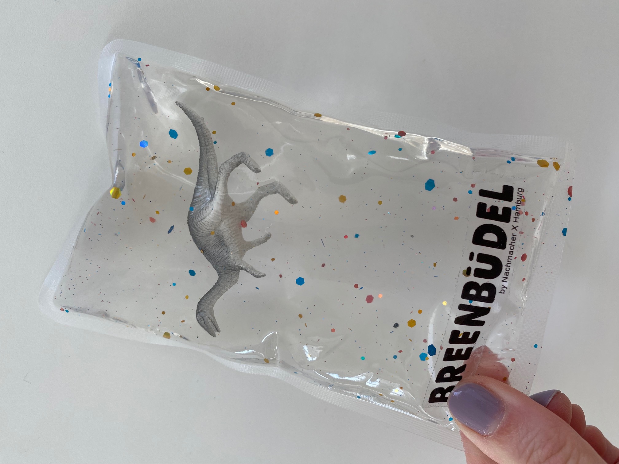 Kühlkissen Dino silber