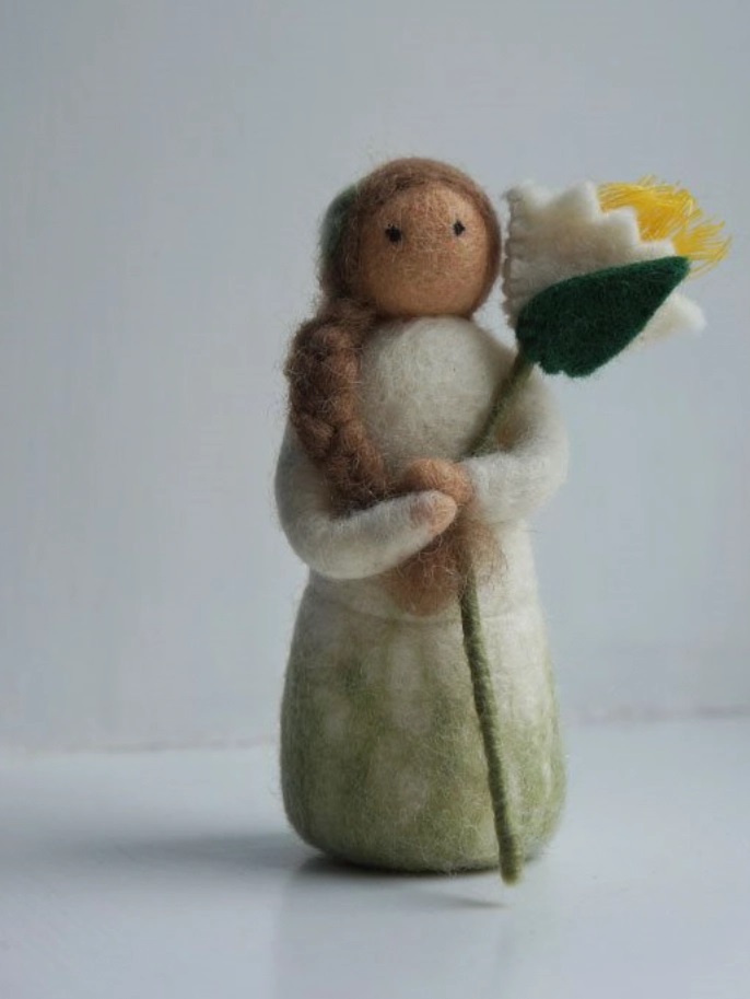 Mädchen mit Blume