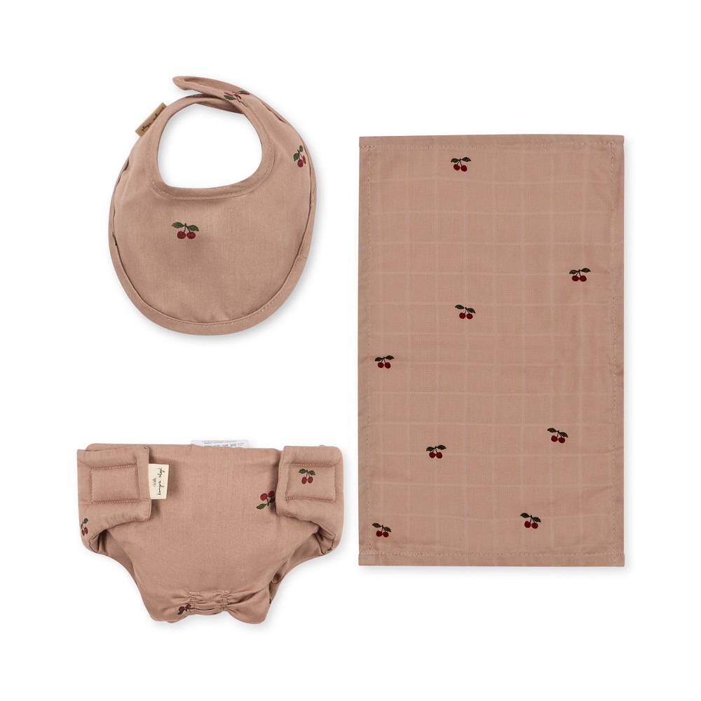 Puppen Wickel Set cherry blush