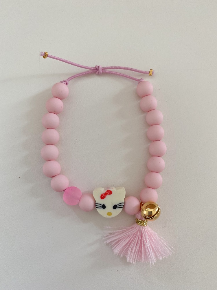 Armband Katze rosa
