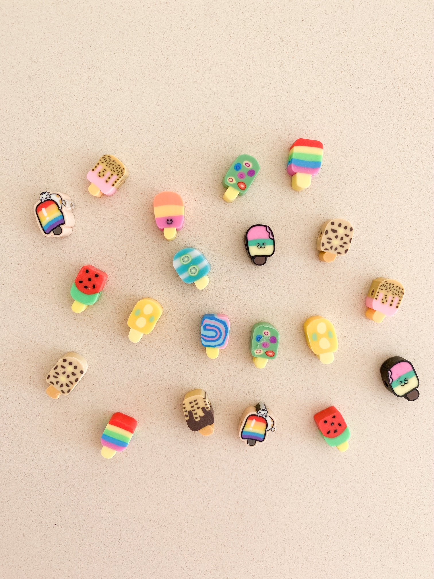 Perlen Mix Eis