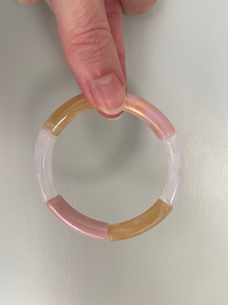 Armband Tube Perlen schmal