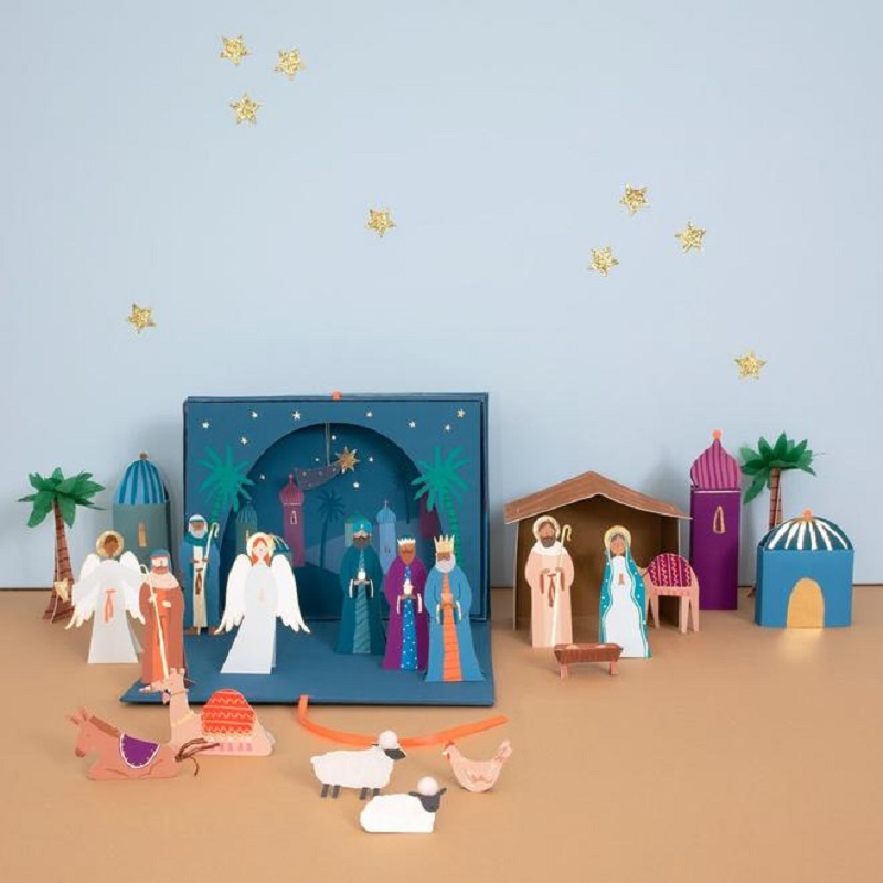 Adventskalender Krippe