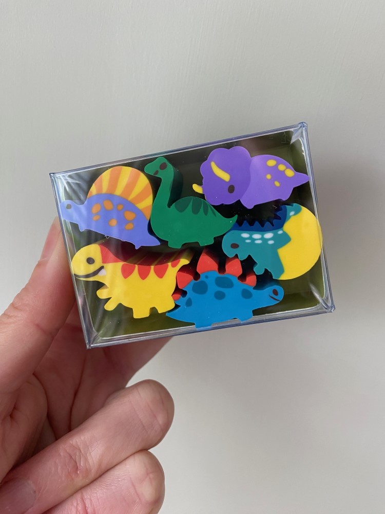 Radierer Set Dinos