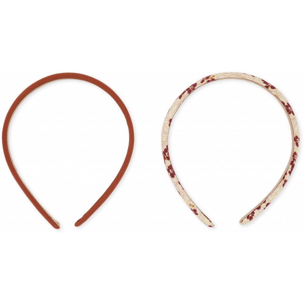 Haarreif Set winterleaves/brown