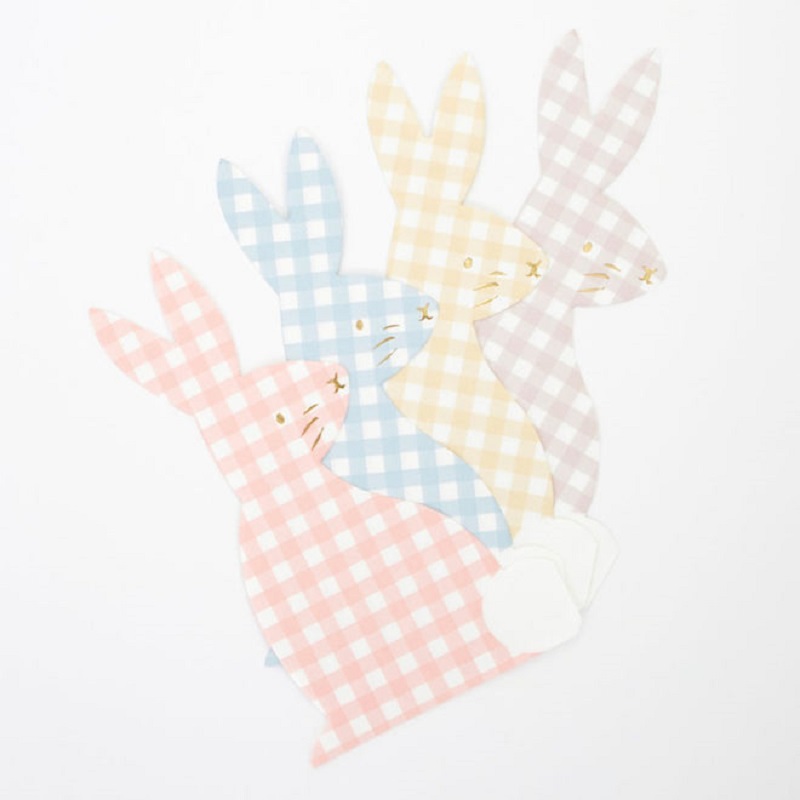 Gingham Bunny Servietten