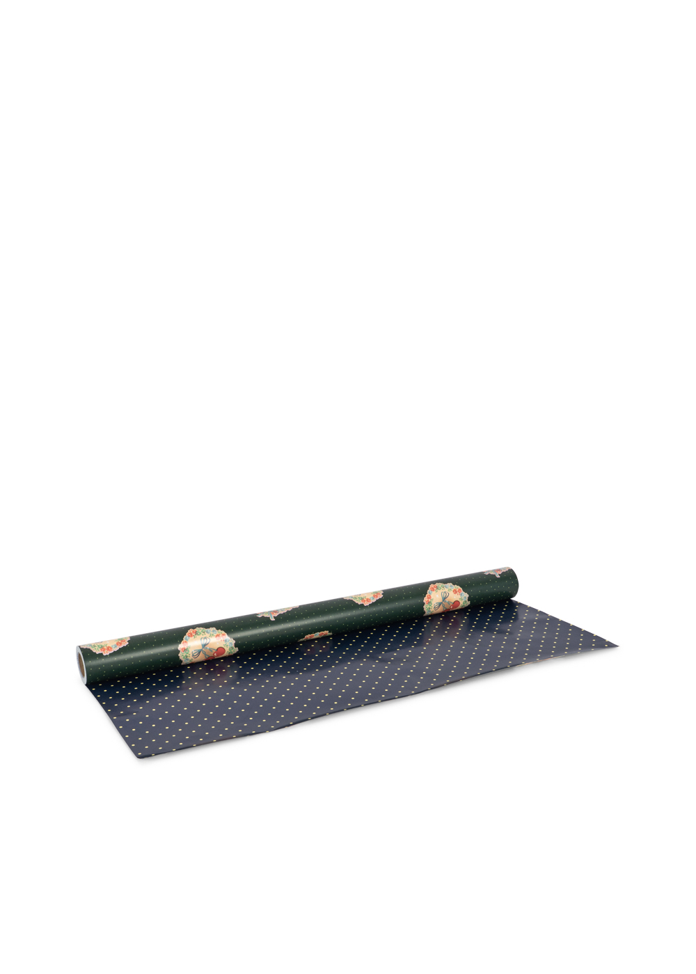 Geschenkpapier deer diary green & dots