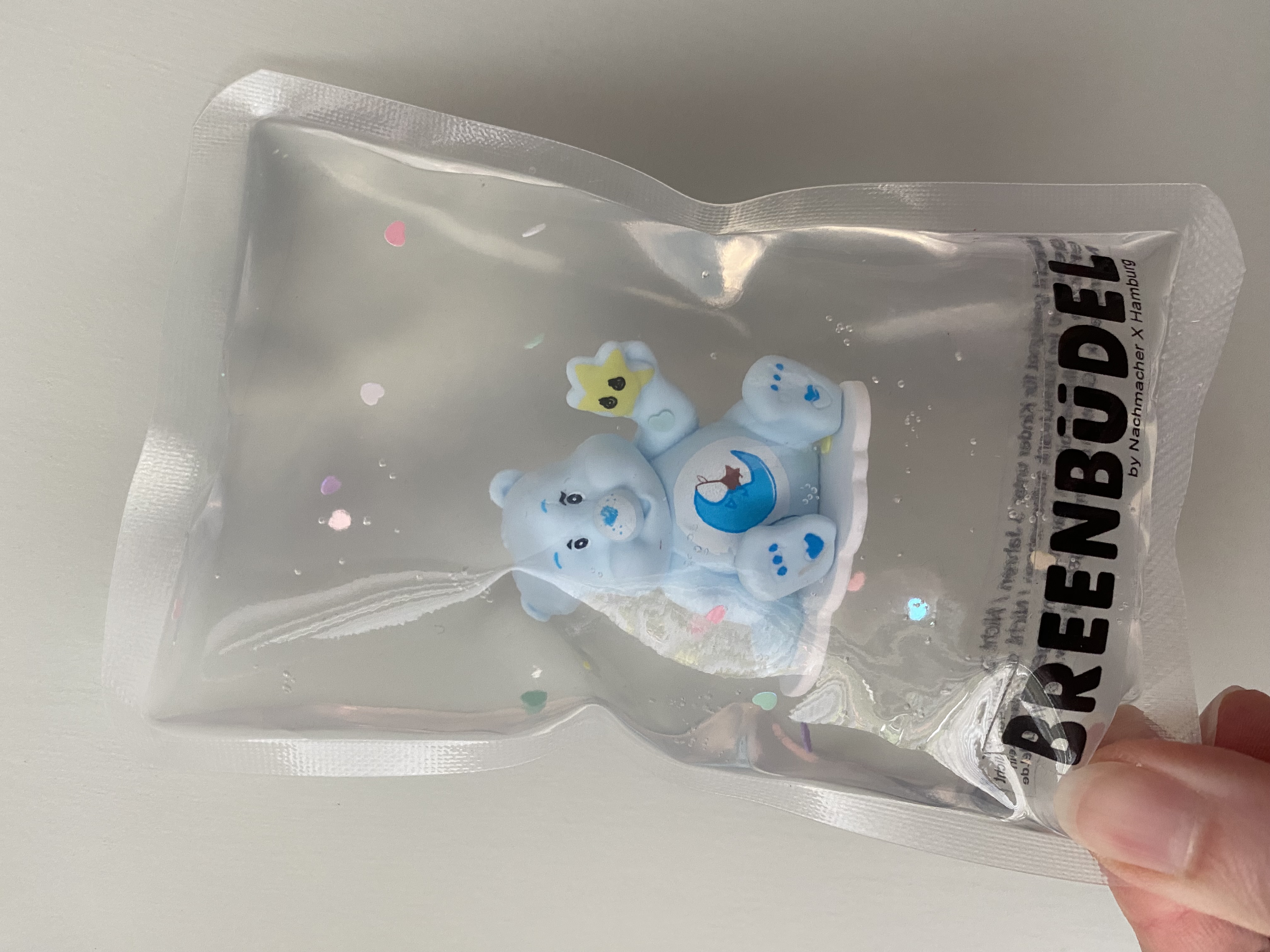 Kühlkissen Glücksbärchie hellblau